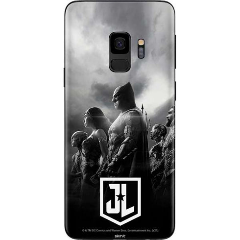 The Justice League (2017) Profile Characters Poster Galaxy S9 Skin